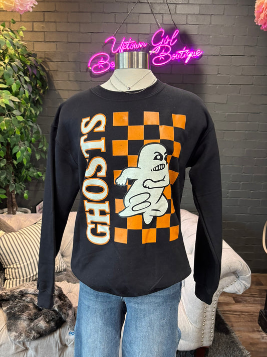 Kaukauna Ghosts Checkerboard Crewneck