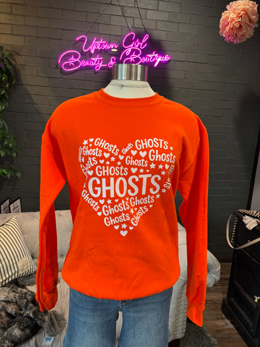 Kaukauna Ghosts Heart Crewneck