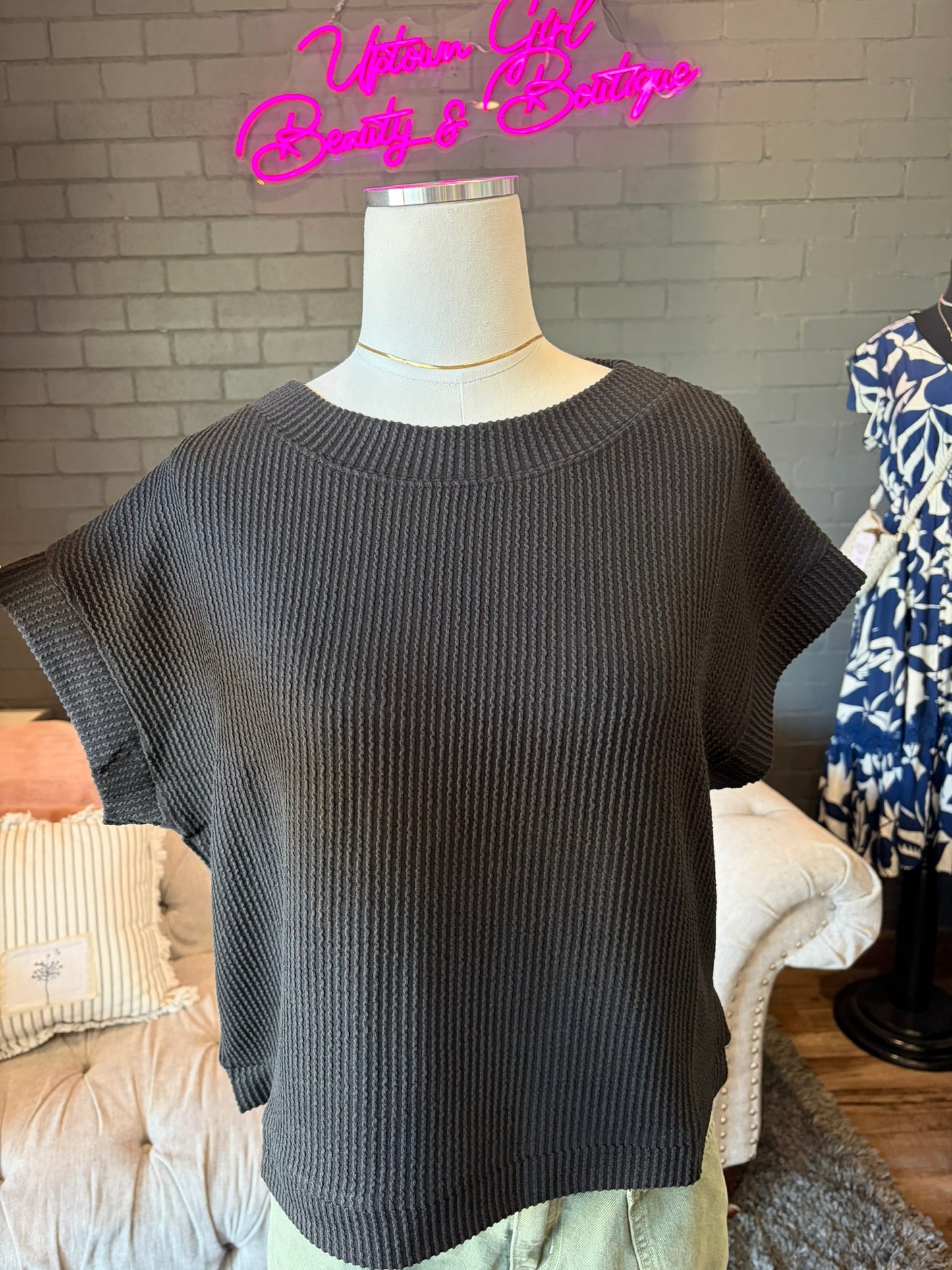 Iris Ribbed Tee