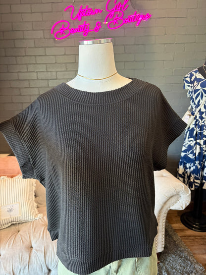 Iris Ribbed Tee
