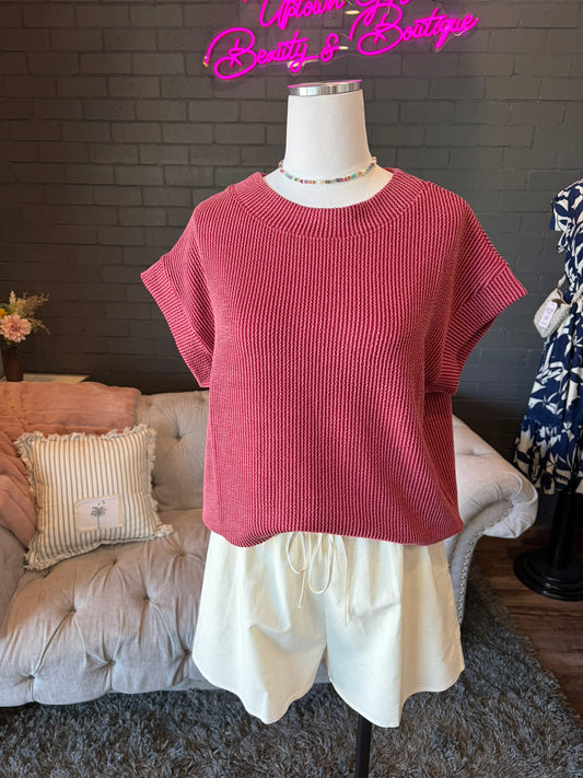 Iris Ribbed Tee