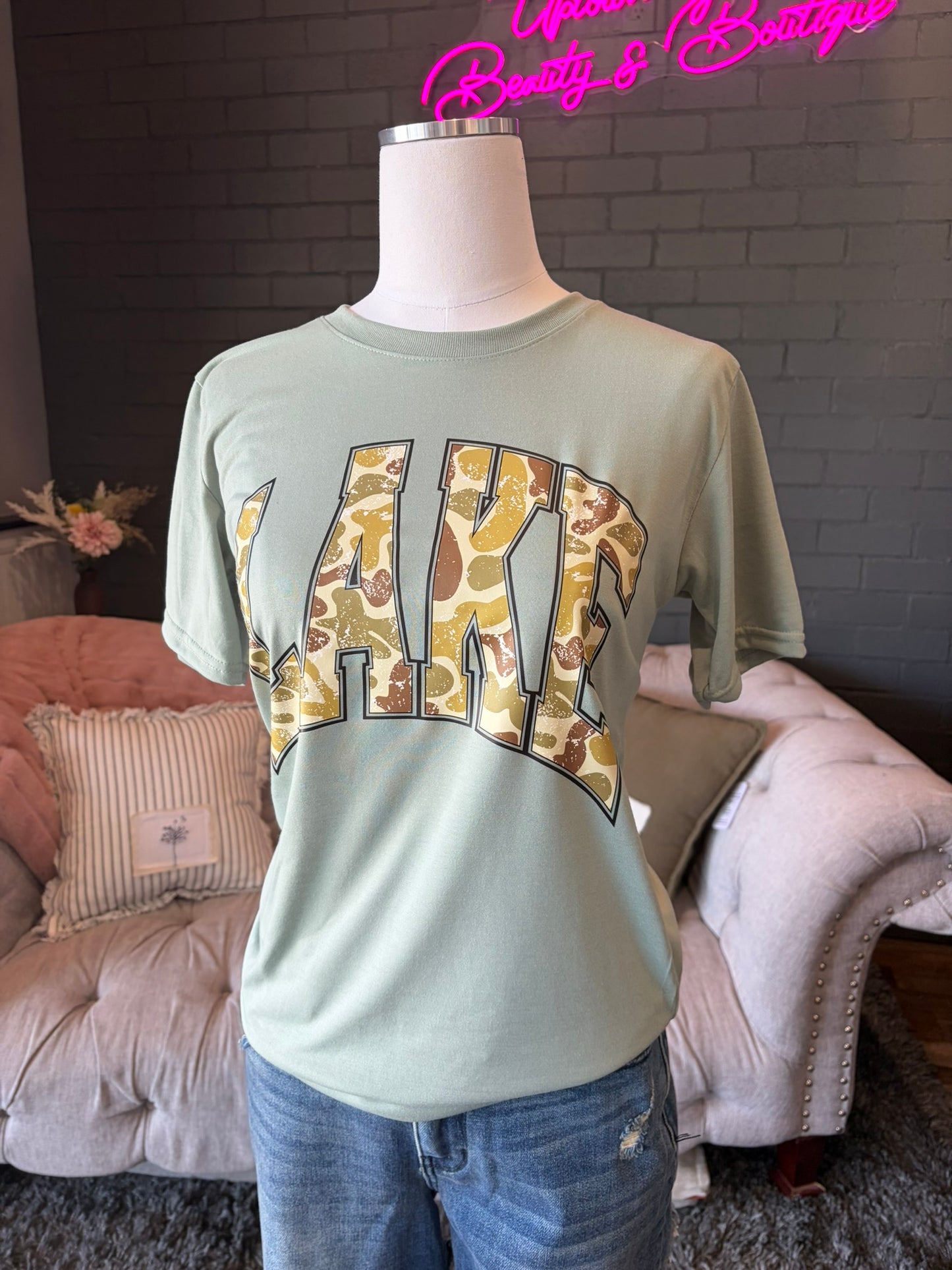 Lake Camo Tee