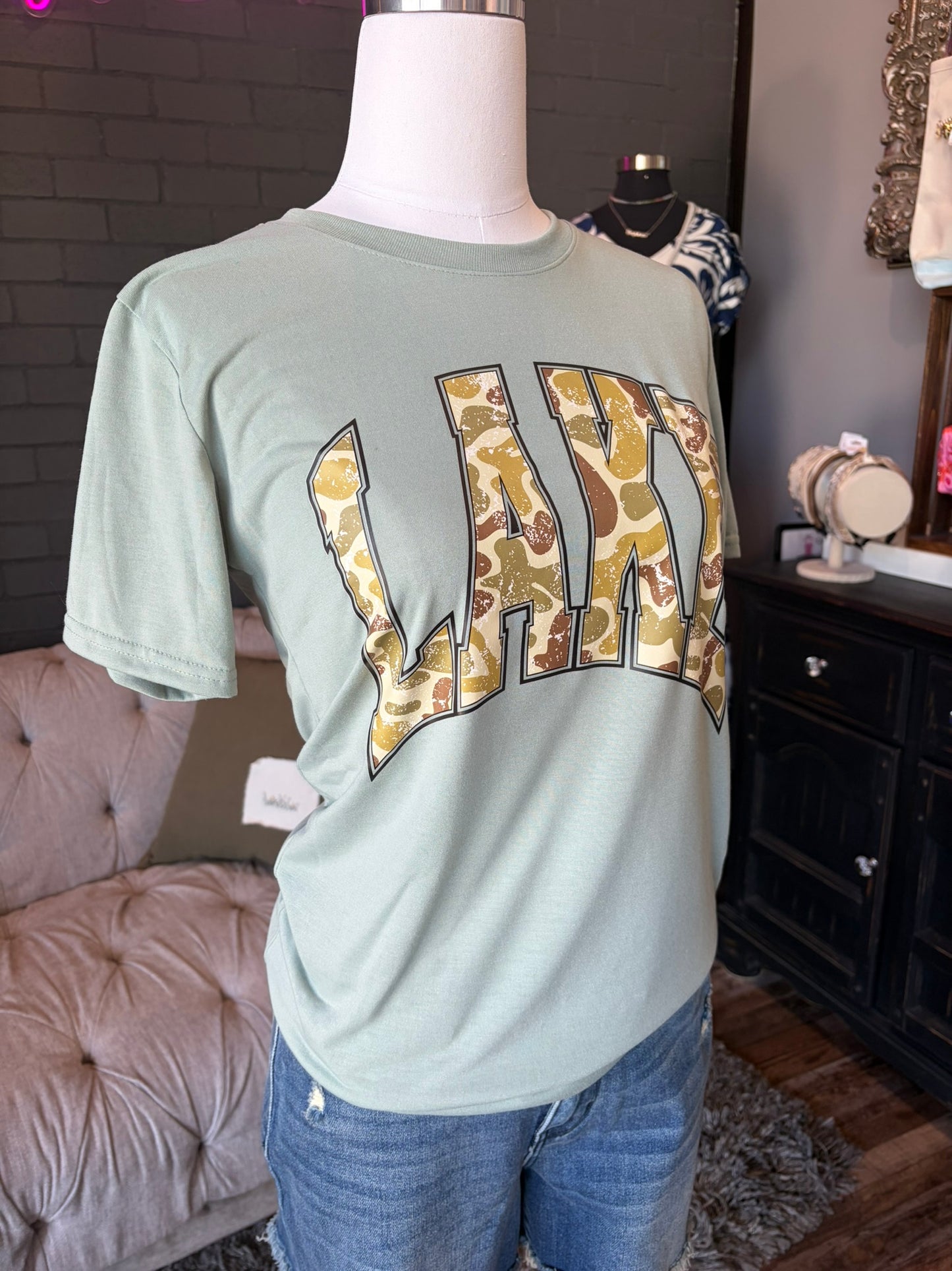 Lake Camo Tee