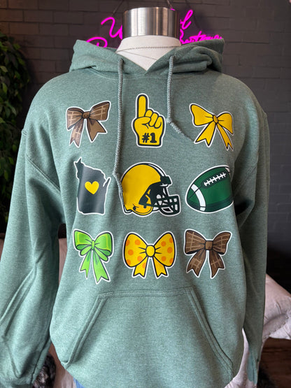 Green Bay Football Cutie Hoodie