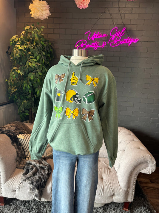 Green Bay Football Cutie Hoodie