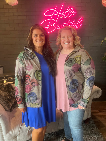 Zoe Zip Up Sweater