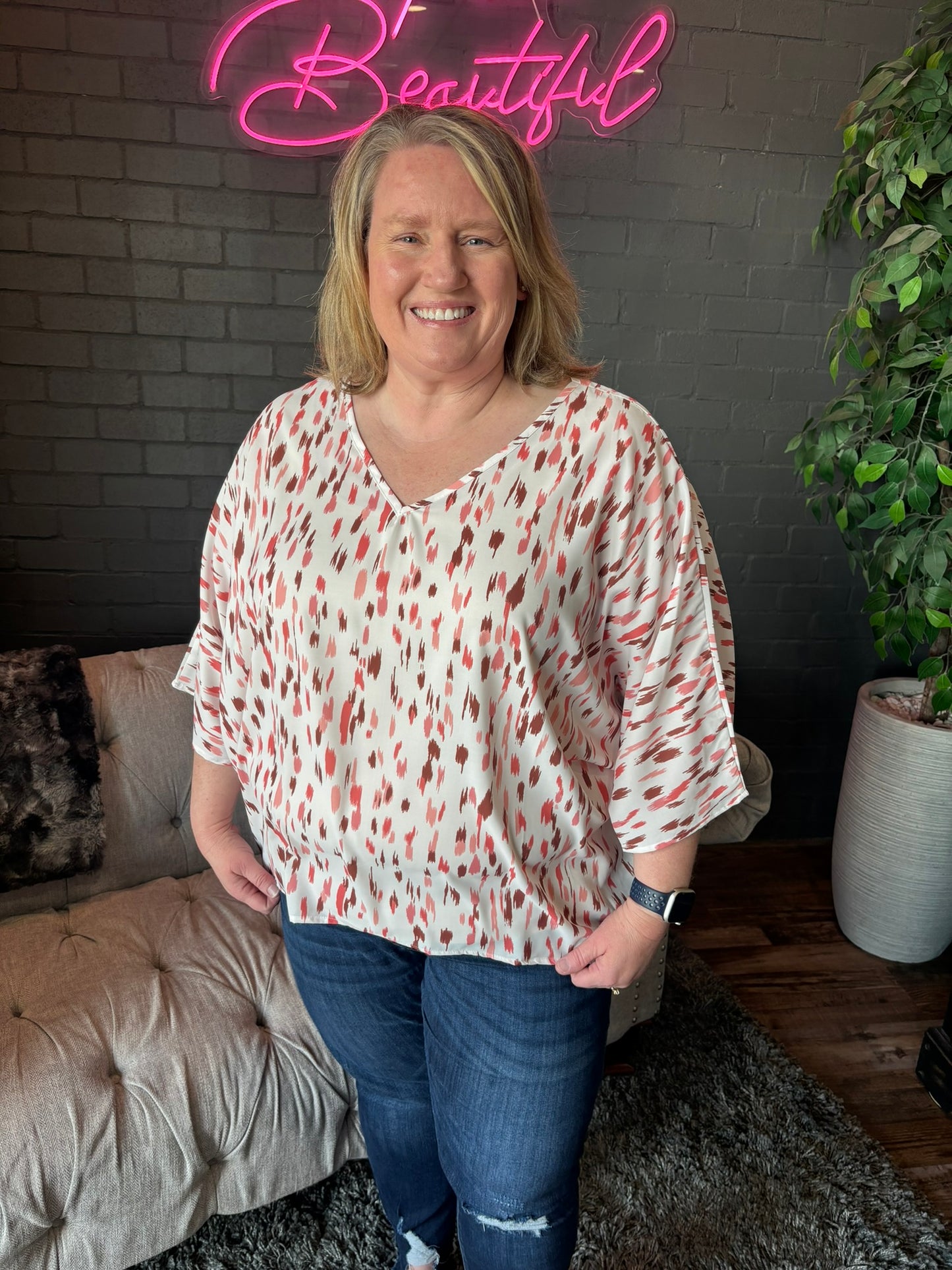 Norah Dolman Sleeve Blouse