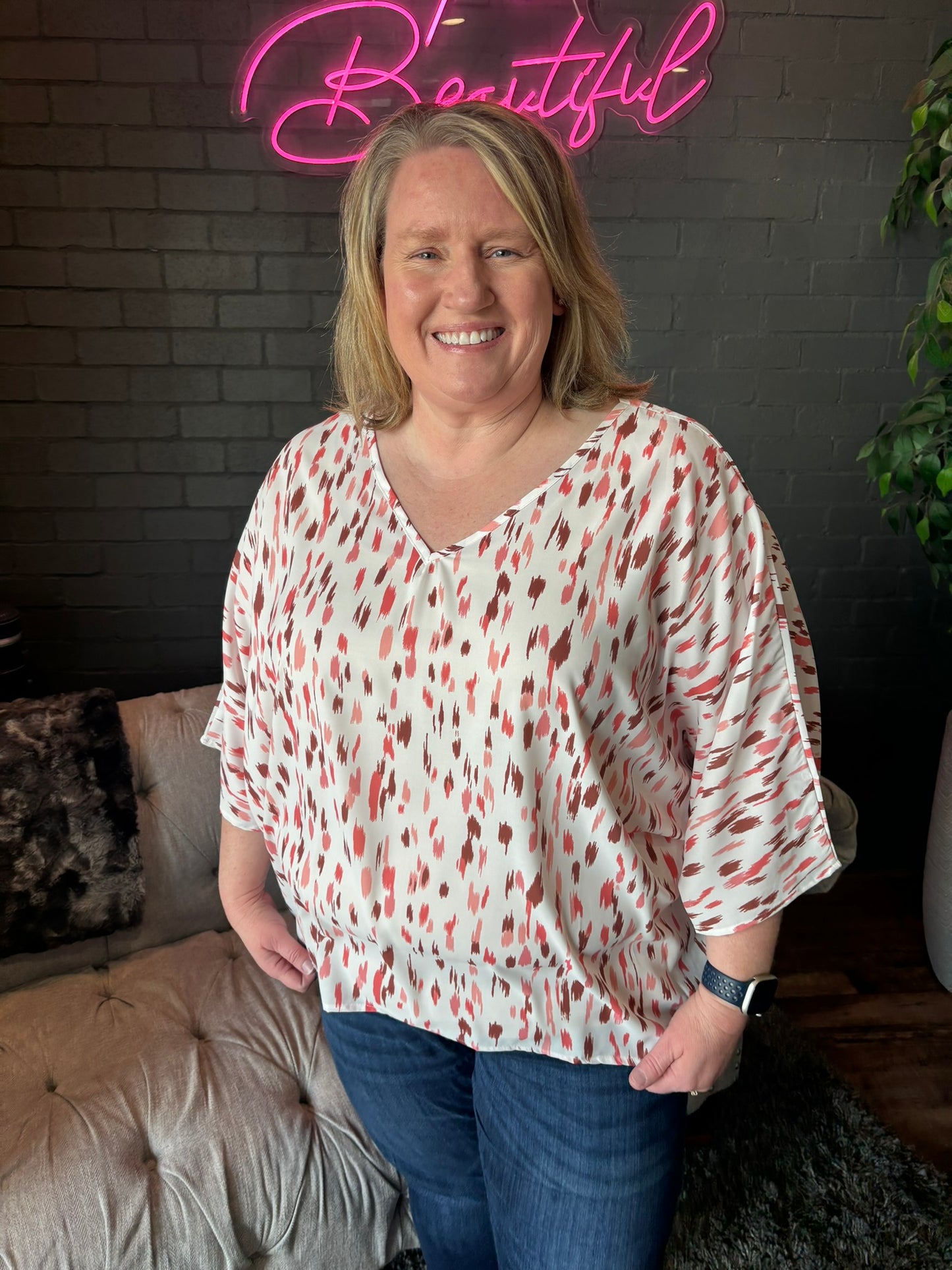 Norah Dolman Sleeve Blouse