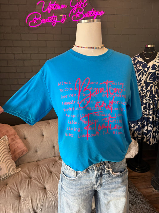 Boatin' & Floatin' Tee