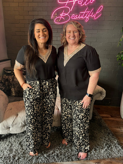 Victoria Floral Pants