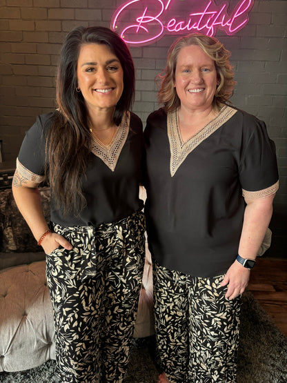 Victoria Floral Pants