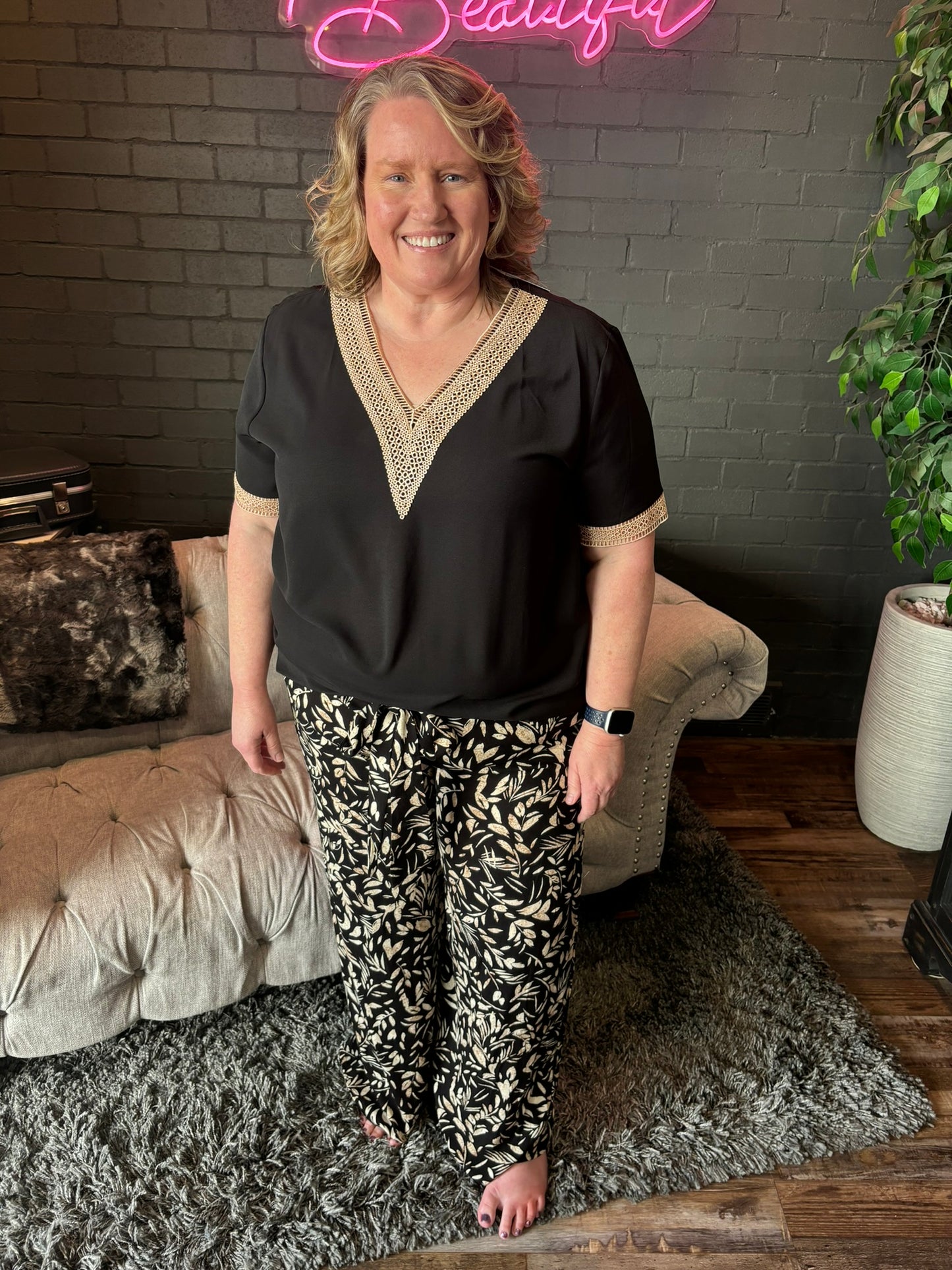 Victoria Floral Pants