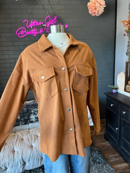 Audra Textured Shacket