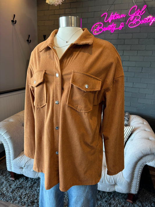 Audra Textured Shacket
