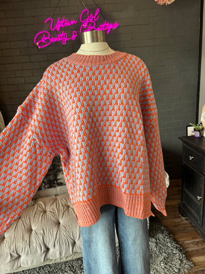 Juliet Houndstooth Sweater
