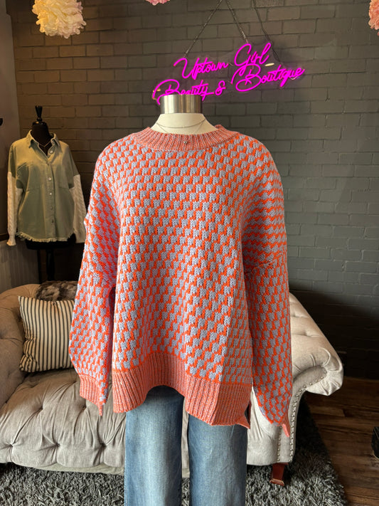 Juliet Houndstooth Sweater