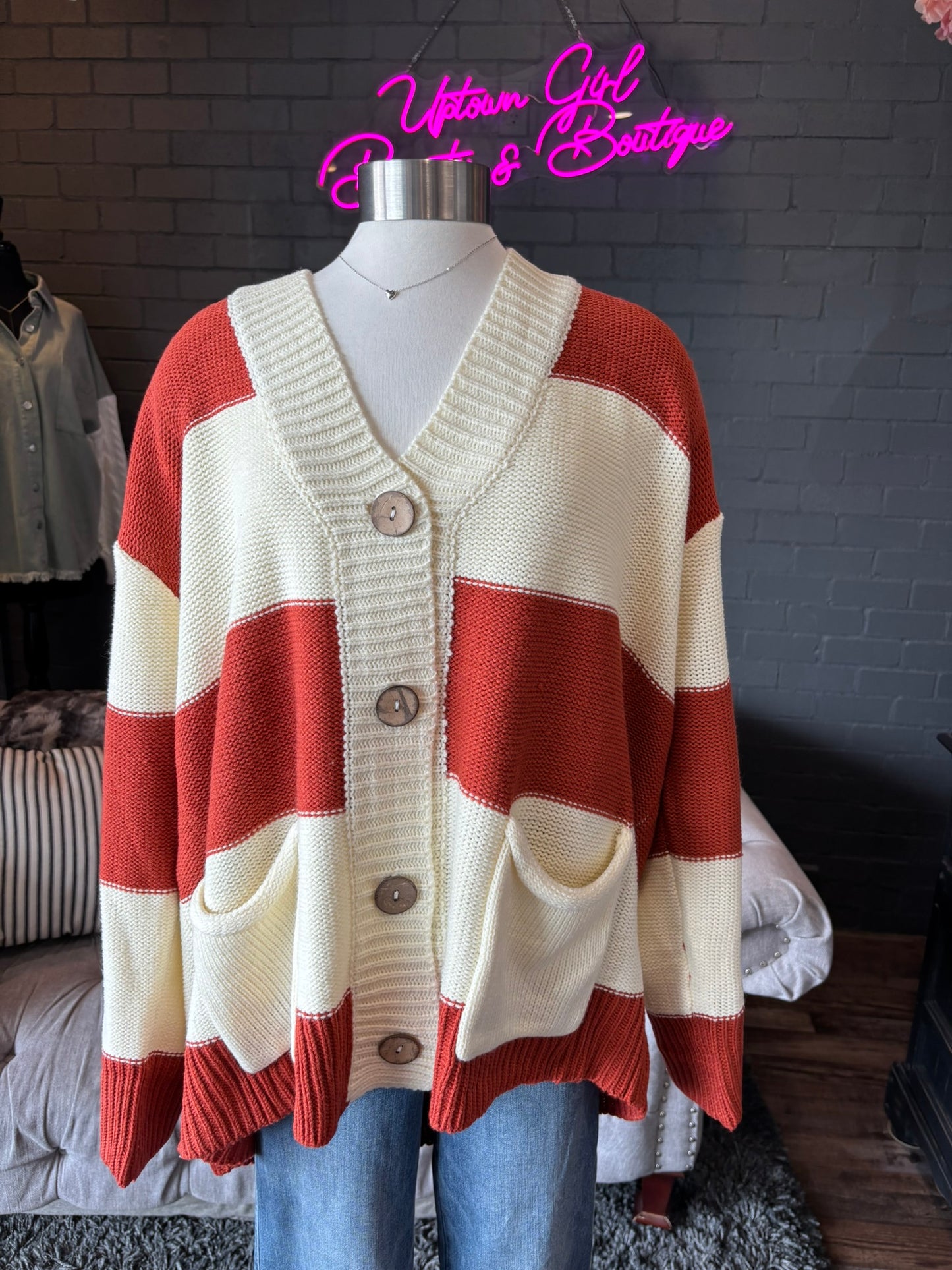 Carrie Button Cardigan