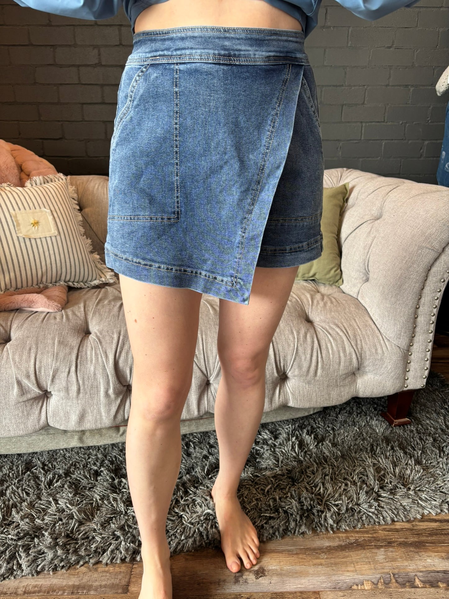 Ashleigh Denim Skort