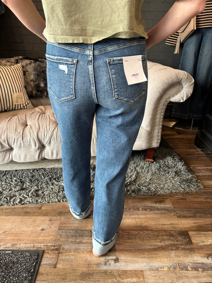 Nico Cuffed Straight Leg Jeans