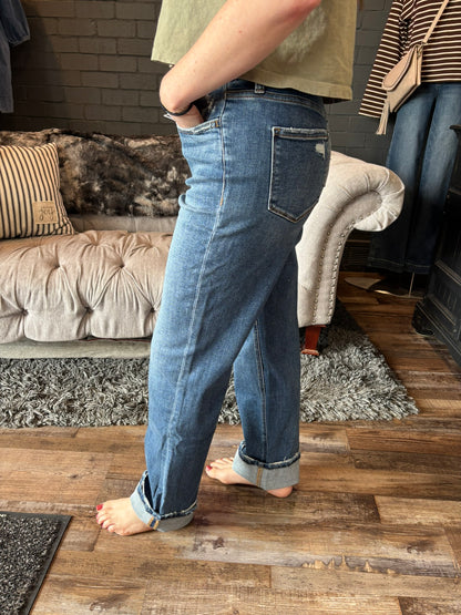 Nico Cuffed Straight Leg Jeans