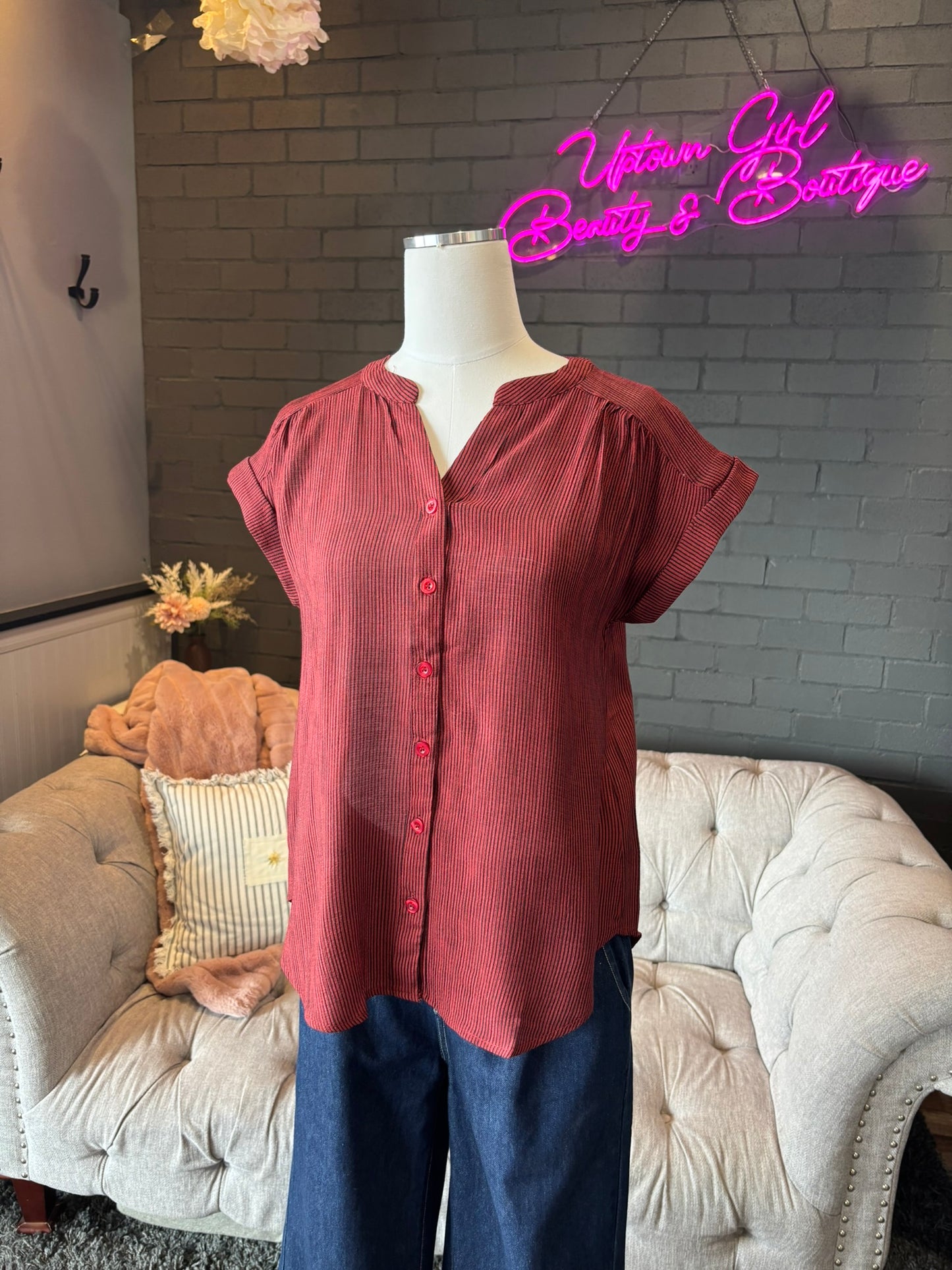 Valerie Button Down Shirt