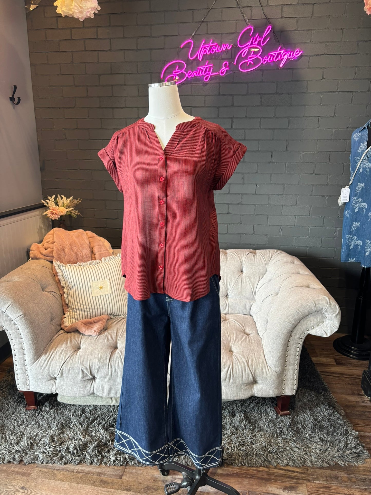 Valerie Button Down Shirt