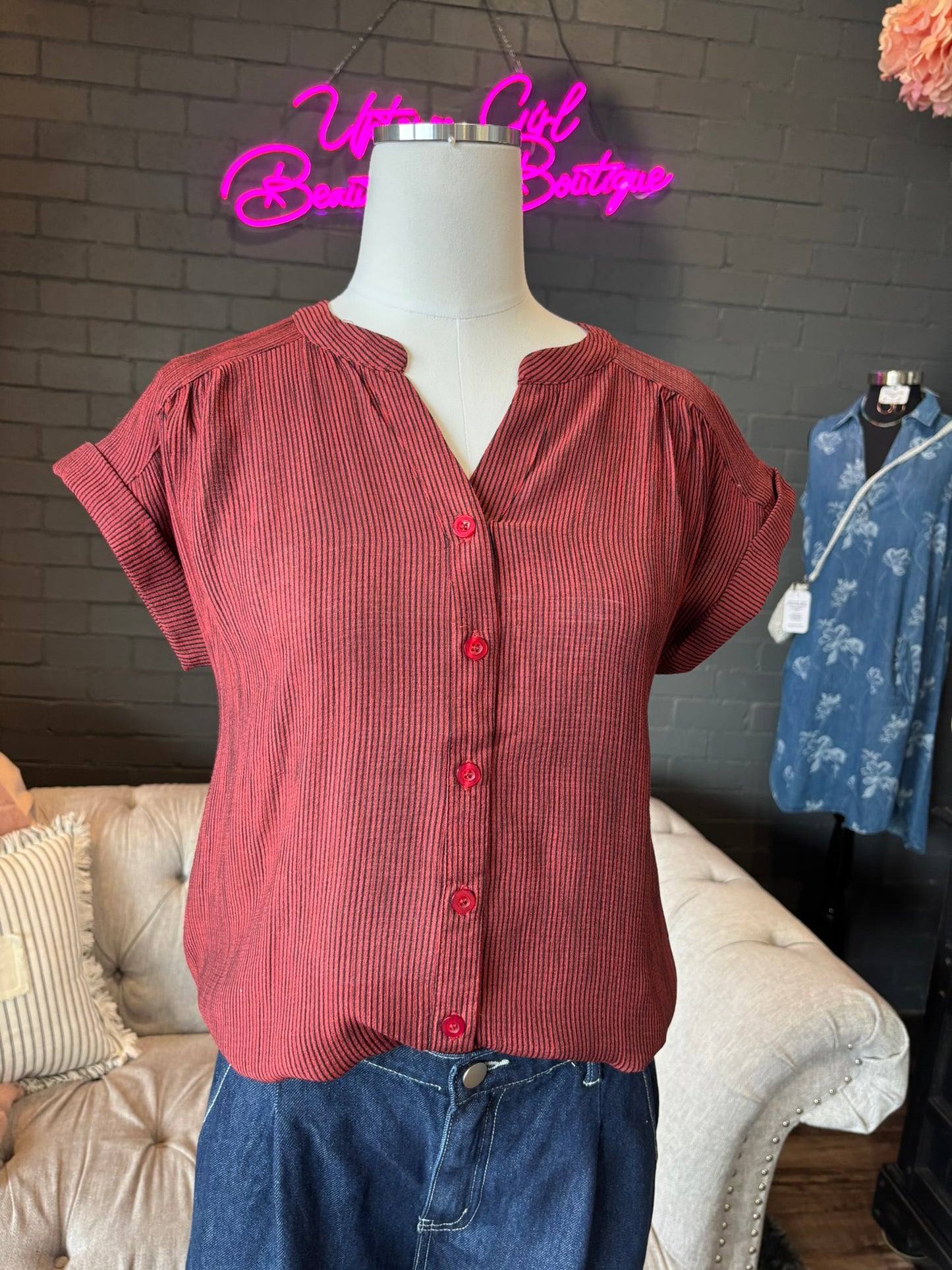 Valerie Button Down Shirt