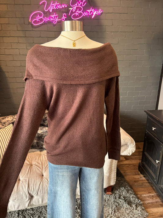 Breckenridge Off The Shoulder Sweater