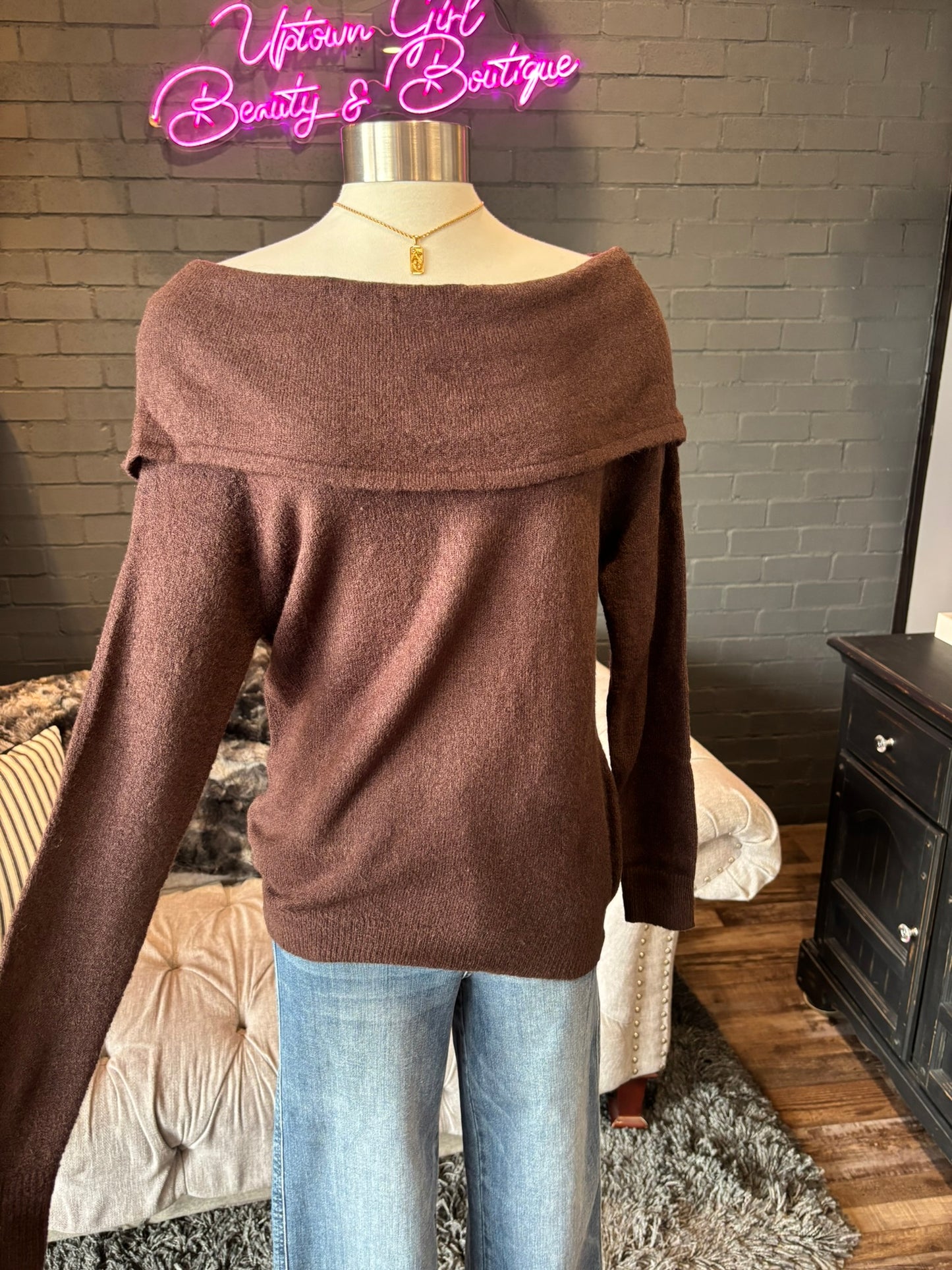 Breckenridge Off The Shoulder Sweater