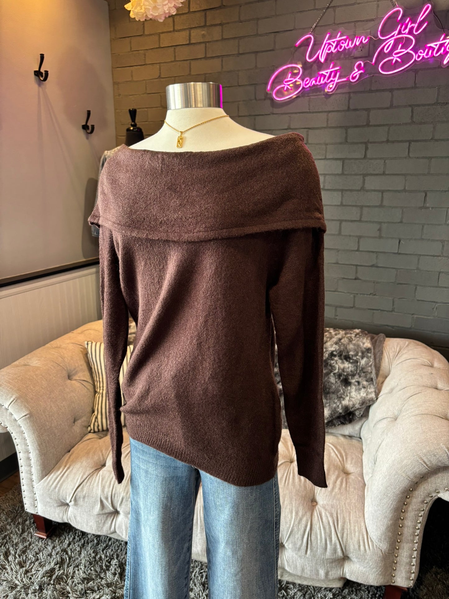 Breckenridge Off The Shoulder Sweater