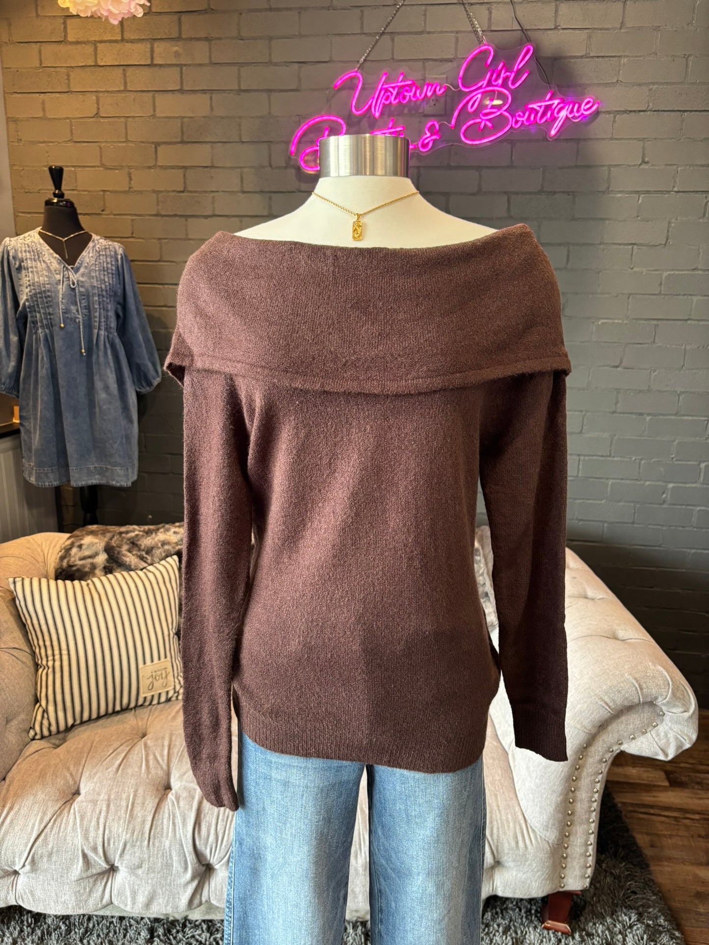 Breckenridge Off The Shoulder Sweater
