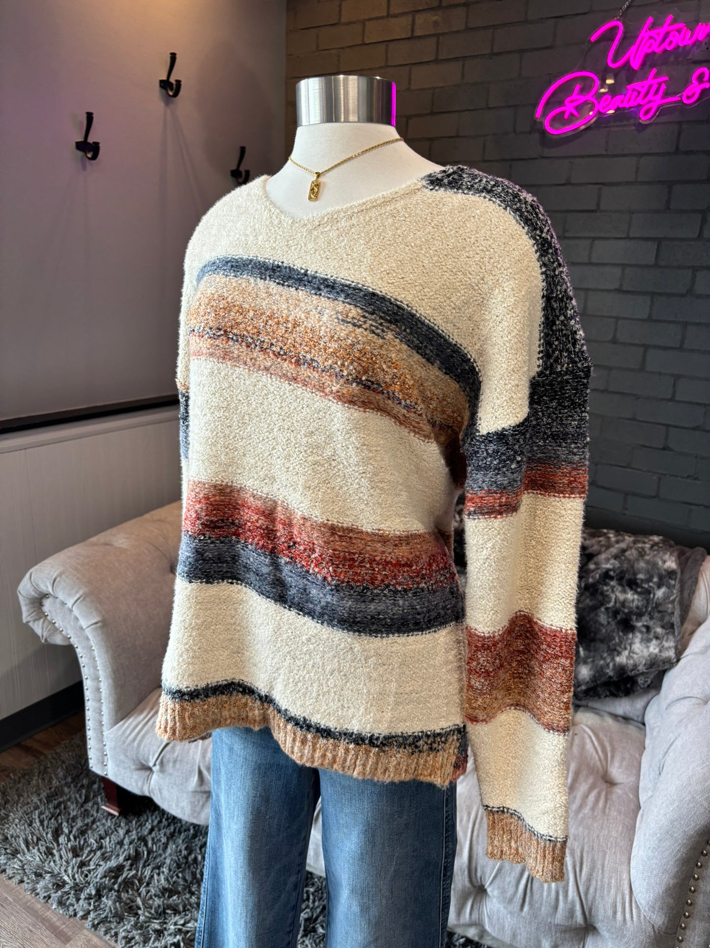 Vail Striped Sweater
