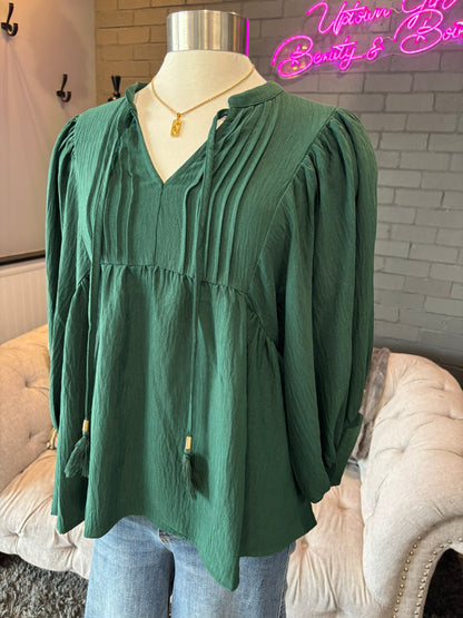 Hunter Bow Blouse