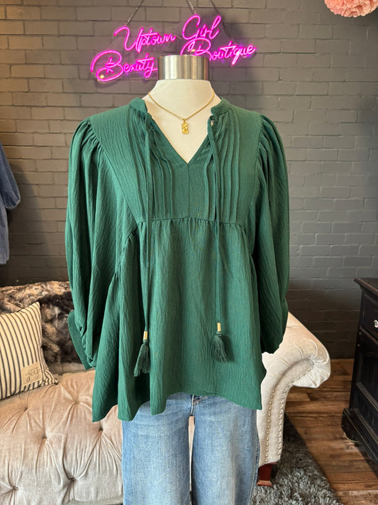 Hunter Bow Blouse