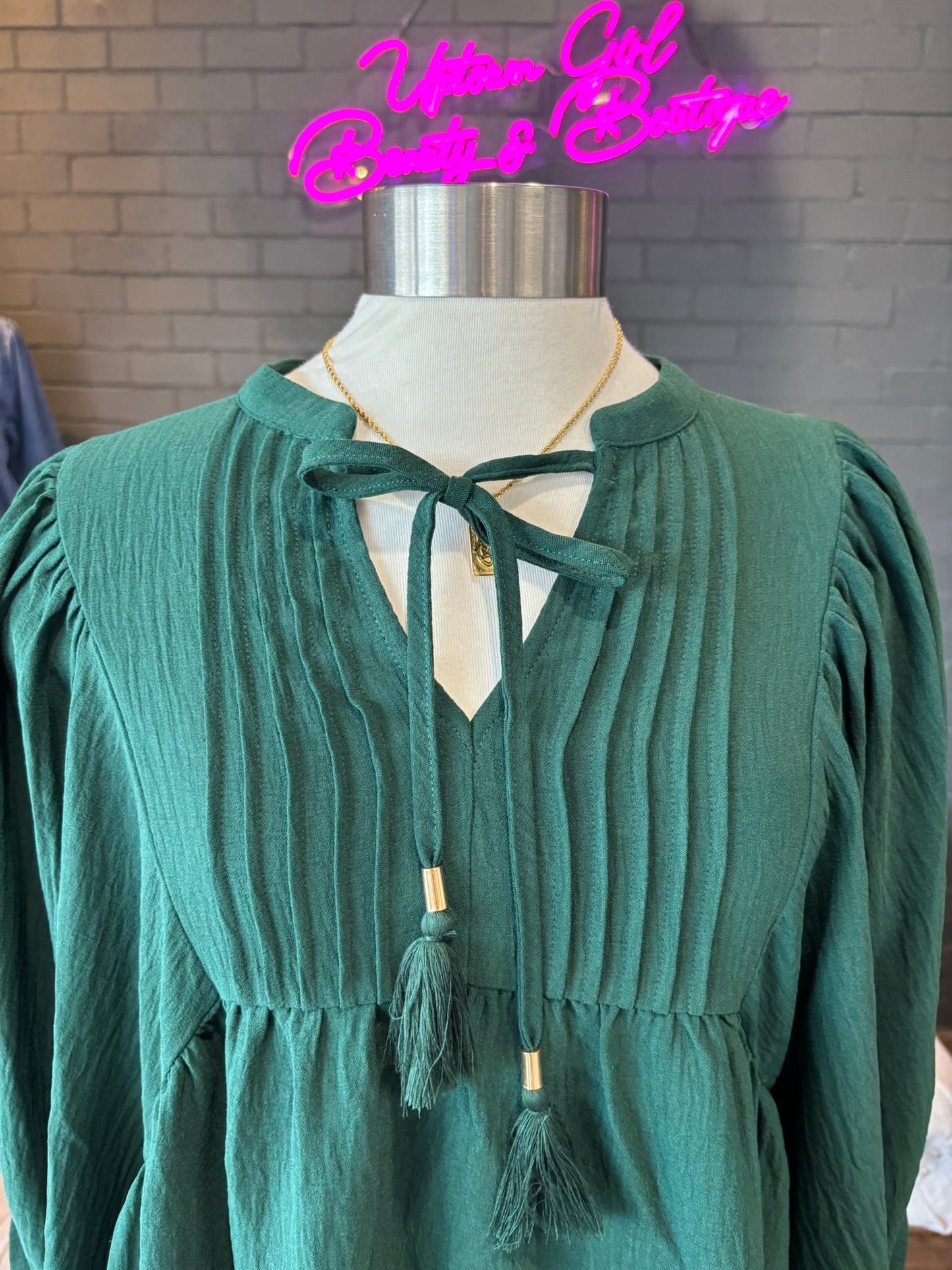 Hunter Bow Blouse