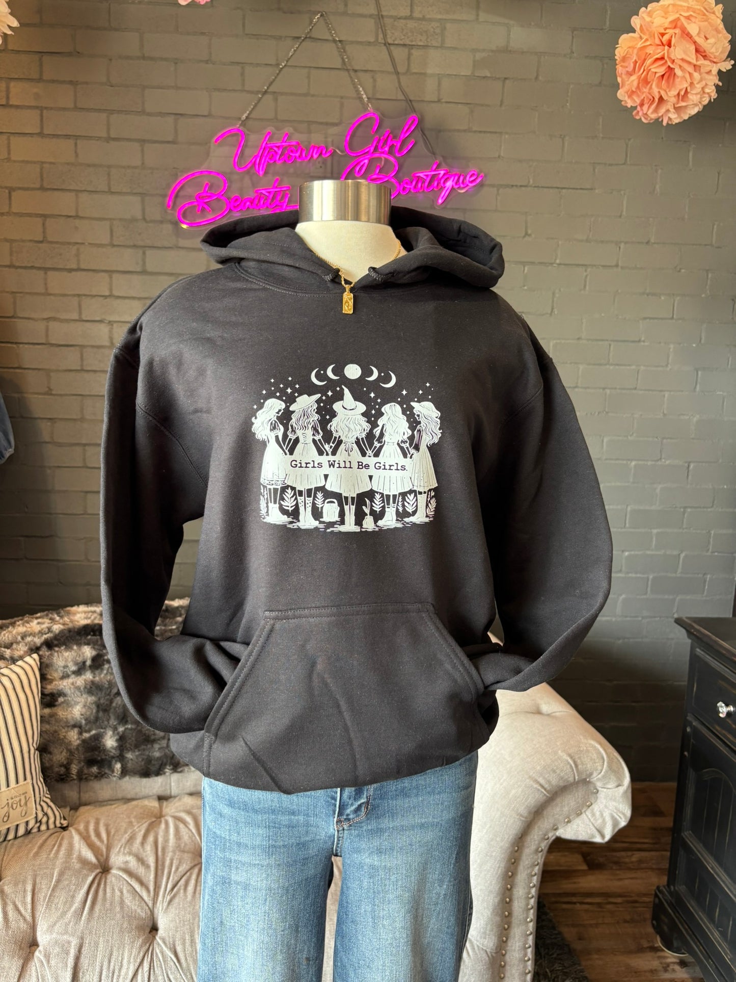 Girls Will Be Girls Halloween Hoodie