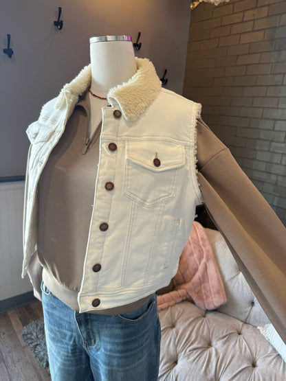 Molly Shearling Lined Vest