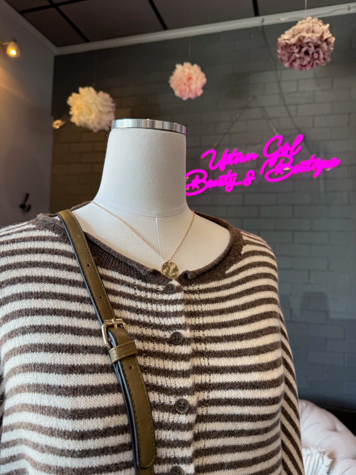 Iris Striped Cardigan