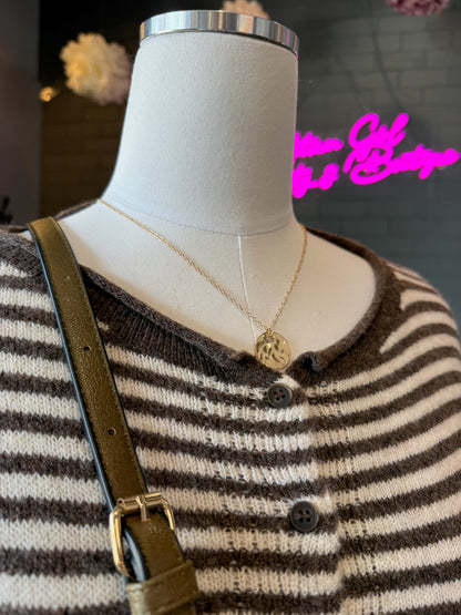 Iris Striped Cardigan