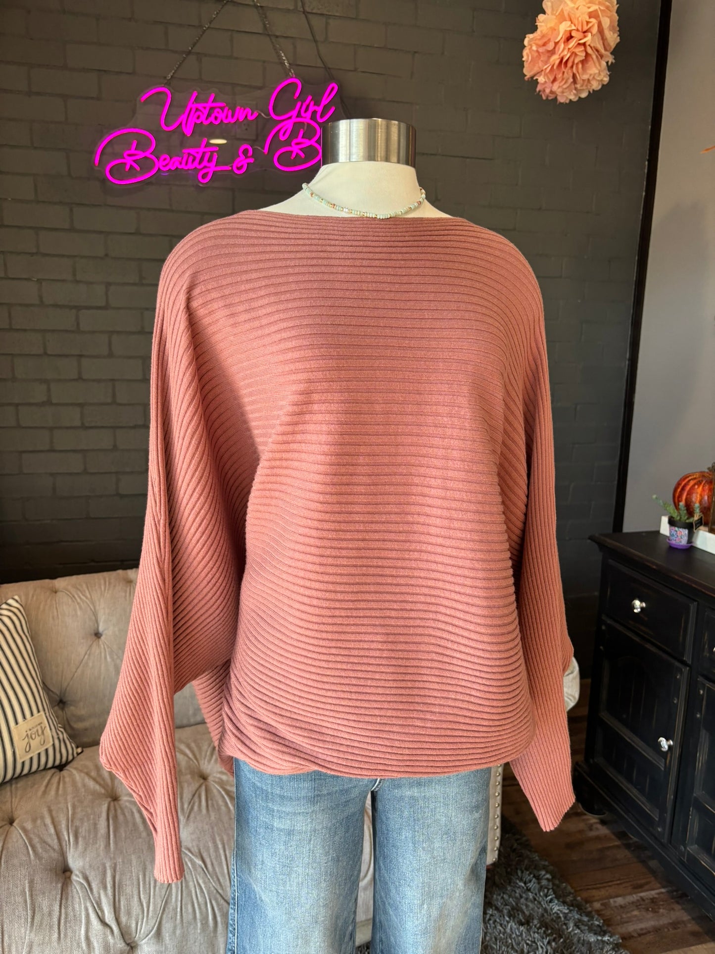 Autumn Rose Dolman Top
