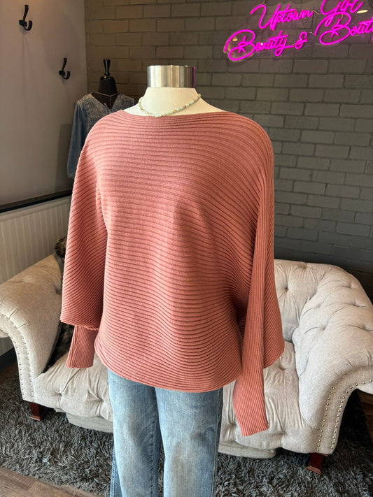 Autumn Rose Dolman Top