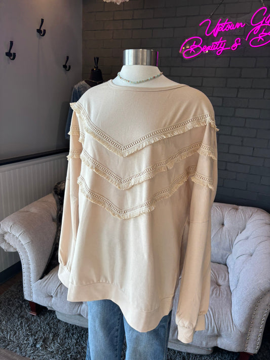 Tassel Knit Sweater