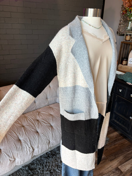 Sochi Colorblock Coatigan