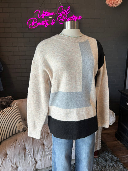 Mari Colorblock Sweater