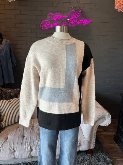 Mari Colorblock Sweater