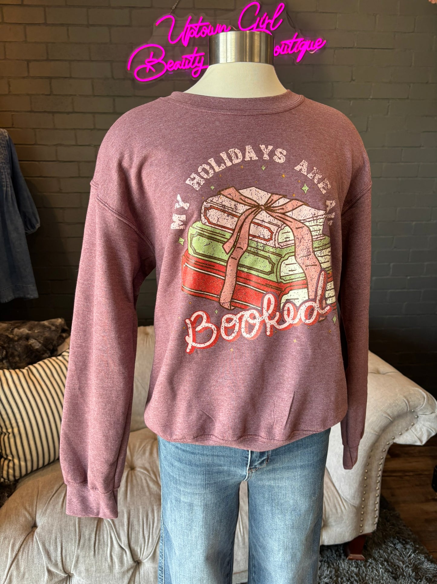 My Holidays Are Booked Crewneck Sweatshirt