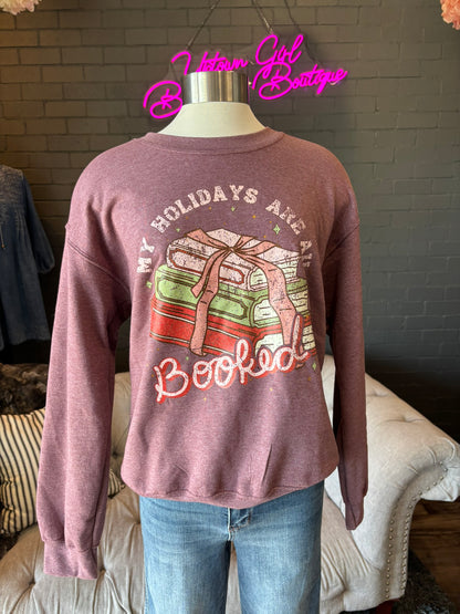 My Holidays Are Booked Crewneck Sweatshirt