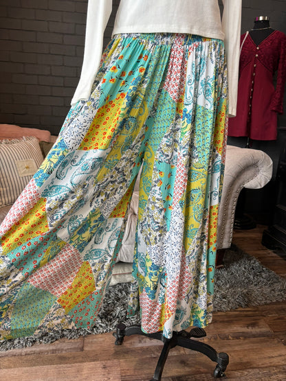Mari Patch Print Pants