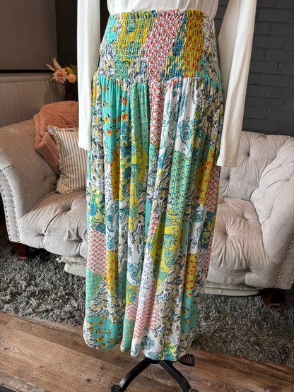 Mari Patch Print Pants