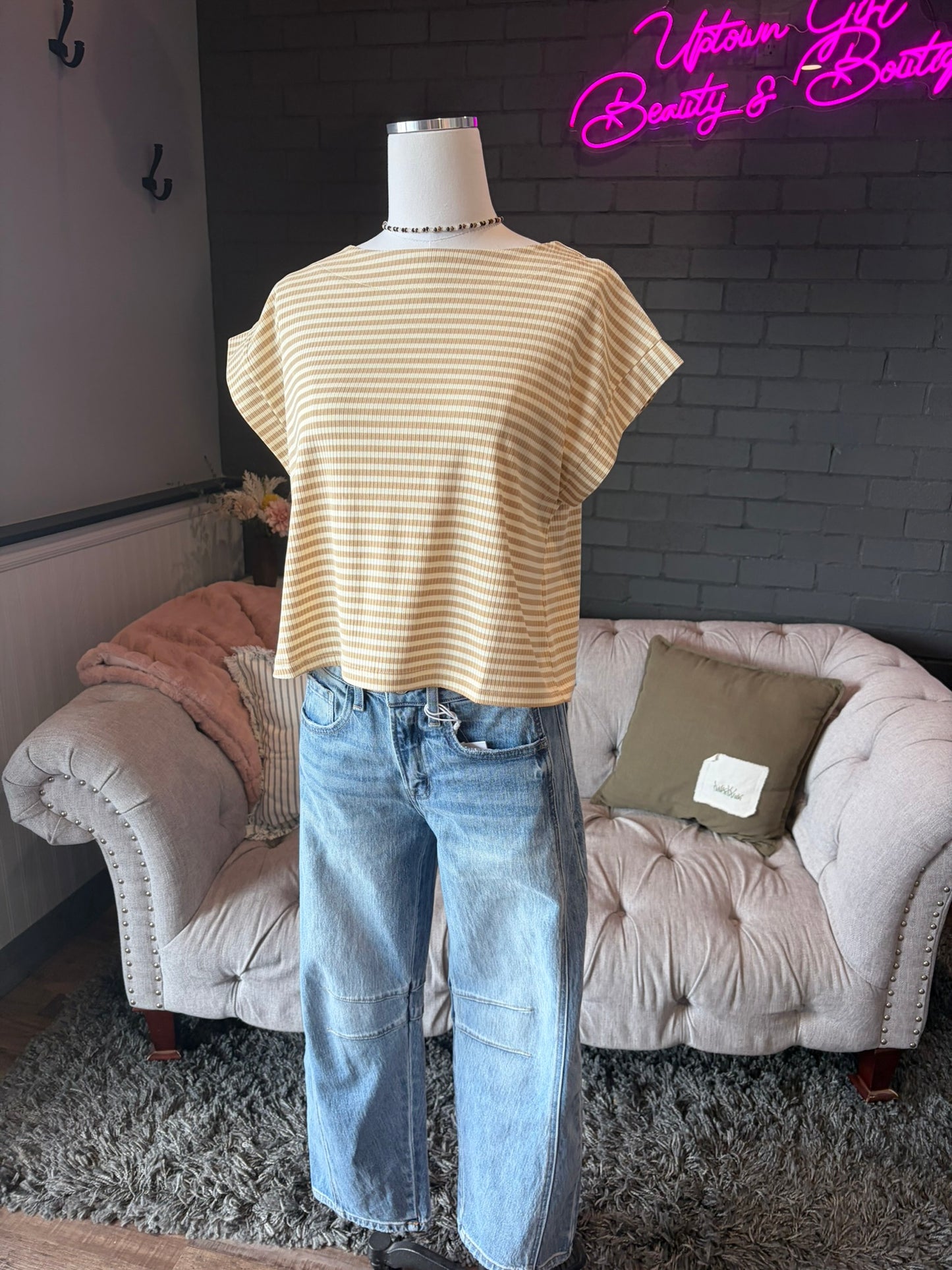 Marie Striped Top